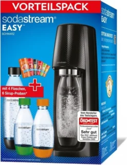 Sodastream Easy Vorteilspack Schwarz Mit 4 Flaschenund 5 Pepsi Sachets -Küchenbedarf Geschäft 5c8d8c56aedcda037d52cce364022ae9