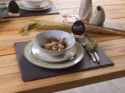 WELLCO Kombiservice Pur 24teilig Grün/grau -Küchenbedarf Geschäft 5cde43e290dad1f3ddf7aea5625aa05d