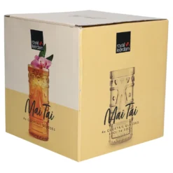 4x Mai Tai Glas 490 Ml Klarglas Cocktail-Kelch Tiki-Cocktail Rum-Longdrink Mai Tai Glass -Küchenbedarf Geschäft 5ed58426ae1f62fdacf73dd055327c93
