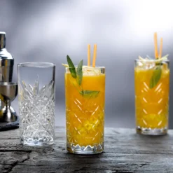 Pasabahce Timeless 520205 Longdrink Glas Wassergläser Kristall Design 4´er Set Transparent 365 Ml -Küchenbedarf Geschäft 5f83ee33b401c706dddc5413ed80a8ca