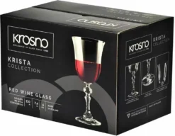 KROSNO Krista Kleine Rotweingläser, 6er-Set, 220 Ml -Küchenbedarf Geschäft 607657a26ec624b38417dde81179cb5e