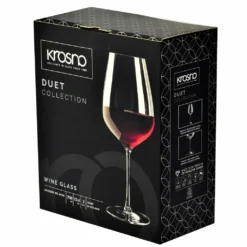 KROSNO Rotweingläser Pinot Noir | Set Von 2 | 700 ML | Kristallglas | Duet Kollektion | Ideal Für Zuhause, Restaurants Und Empfänge | Spülmaschinenfest -Küchenbedarf Geschäft 610717c08db6c51e69a9ad471867f442