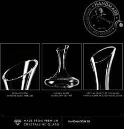 KROSNO Wein-Dekanter Wein-Karaffe | 1500 ML | Set Von 1 | Vinoteca Kollektion | Rotwein Dekantierer Dekantierkaraffe | Perfekt Für Zu Hause, Restaurants Und Partys | Zur Manuellen Reinigung 17 KROSNO Wein-Dekanter Wein-Karaffe | 1500 ML | Set Von 1 | Vinoteca Kollektion | Rotwein Dekantierer Dekantierkaraffe | Perfekt Für Zu Hause, Restaurants Und Partys | Zur Manuellen Reinigung -Küchenbedarf Geschäft 611ab28010107022be35553aa8c42b5f