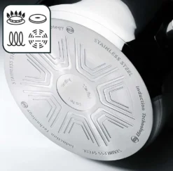 Tefal Duetto 3-teiliges Bratpfannen-Set, 20/24/28 Cm, Antihaftbeschichtung, Geeignet Für Alle Herdarten, Auch Für Induktionsherde, Edelstahl/schwarz -Küchenbedarf Geschäft 6121922e309797c47758d99aef41e458