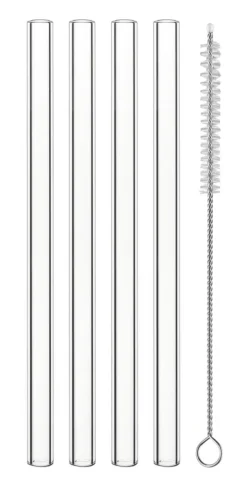 Nachtmann Tastes Good Vorteilsset 4 Gin Tonic Gläser + 4 Glastrinkhalme + Reinigungsbürste -Küchenbedarf Geschäft 612432731645519aca43636b302ee626