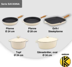 Karl Krüger 95034 Gusseisen Gansbräter Savanna Mit Deckel, 34 Cm 13 Karl Krüger 95034 Gusseisen Gansbräter Savanna Mit Deckel, 34 Cm -Küchenbedarf Geschäft 6225011dd6a2369607574c9c85e0cf5d