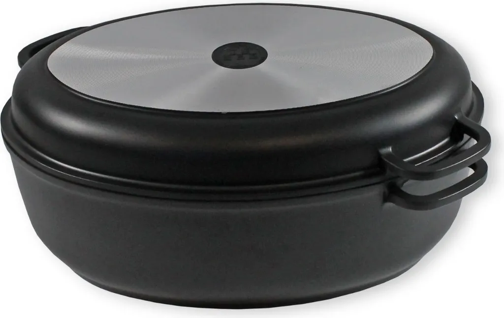 Aluguss Bräter Mit Deckel Gänsebräter Bräter Schmortopf Antihaftbeschichtet 4 Aluguss Bräter Mit Deckel Gänsebräter Bräter Schmortopf Antihaftbeschichtet – Bild 2