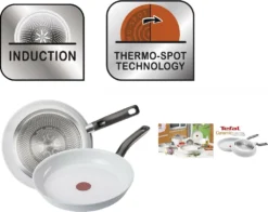 Tefal C90802 CERAMIC CONTROL WHITE Bratpfanne Induktion °20cm Crispy Results 9 Tefal C90802 CERAMIC CONTROL WHITE Bratpfanne Induktion °20cm Crispy Results -Küchenbedarf Geschäft 62c009df4b296a3bd3c423ff68532a03