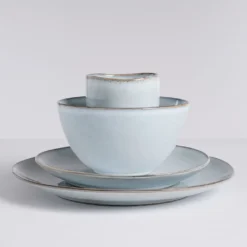 Mica Decorations Tabo Service Set Für 4 Personen - Keramik - Grau -Küchenbedarf Geschäft 639bf24f700f4208a31670b3d565df69