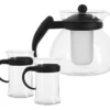 Montana Teeset Aus Glas 1,5Ltr Teekanne + 2 Teegläser -Küchenbedarf Geschäft 6458a738d44b890cc9c2c2d40b8d3b02