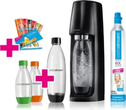 Sodastream Easy Vorteilspack Schwarz Mit 4 Flaschenund 5 Pepsi Sachets -Küchenbedarf Geschäft 64a001c43224023bd25b76060e45f674