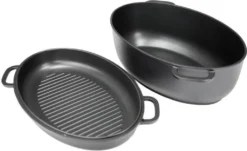 Universalbräter 7,5 L Alu-Gussbräter Multi-Grill-Bräter Deckel = Auflaufform -Küchenbedarf Geschäft 666a1ad6c9ba21aa8ad918c83d7356e0