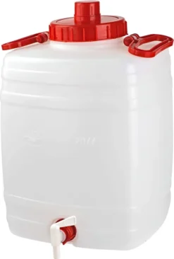 Mostfass Getränkefass Gärfass Maischefass Weinfass Gärbehälter Fass 20 L Mit Auslaufhahn