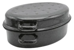 Krüger Gänse Bräter Induktion Braten Schmor Topf Deckel Schwarz Oval Emaille 7L -Küchenbedarf Geschäft 68f75da2f6c4ea0db3e39b19db1807a6 1