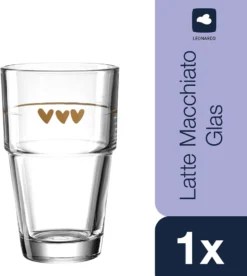 LEONARDO 043467 Solo Latte Macchiato Becher Mit Motiv Herzen, Glas, 410 Ml, Klar 10 LEONARDO 043467 Solo Latte Macchiato Becher Mit Motiv Herzen, Glas, 410 Ml, Klar -Küchenbedarf Geschäft 69c89e0a69702d0e46aa7c78e64e3726