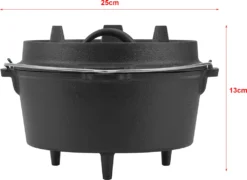 Dutch Oven Set Enkhuizen 4,2 Liter Mit Deckel Und Füße Gusseisen -Küchenbedarf Geschäft 69eabd86d5d7691cad47c46636794eb8