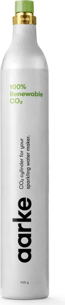 AARKE Gaszylinder Für Wassersprudler 60L 425g 100% Erneuerbares CO2 Gasflasche