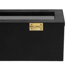 Theedoos Zwart 6-Vaks -Küchenbedarf Geschäft 6b31cf7baf90e92bb5f61bc481b11e76