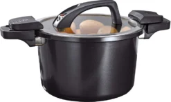 Energiespartopf Gourmet Nero 24cm, 6 Ltr. -Küchenbedarf Geschäft 6b7d146d36c1220d62e56f66729b2d5b