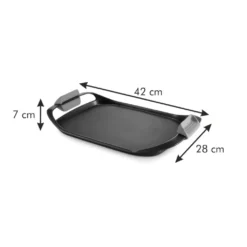 TESCOMA Grillplatte 42 X 28 Cm Induktion Grillrost Antihaftbeschichtet Aluminium -Küchenbedarf Geschäft 6db85036f4f6893349a608a9477a0e9d