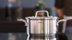 Tefal Virtuoso Topfset, 7-Teilig, Edelstahl - 7-Teiliges Set Aus 1x Stielkasserolle 16cm, 3x Kochtöpfen 16/20/24cm + 3x Deckel -Küchenbedarf Geschäft 6e9fe484267efbb47531839286319105