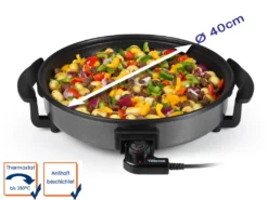 Tristar Multifunktionspfanne PZ-2964 1500 W 40 Cm -Küchenbedarf Geschäft 6f0a82568db47c9686b4b287a346f28a