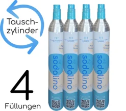 CO2-Zylinder | 4 X 425g (Füllung) | Tauschaktion Voll Gegen Leer | Frist 14 Tage