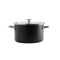 KitchenAid Kochtopf Steel Core Enamel Matt Schwarz - ø 20 Cm / 3,7 Liter -Küchenbedarf Geschäft 70859bcec58a79e476ae615600b1e0a9