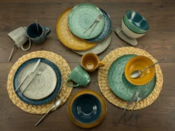 CreaTable 22561 Kombiservice Samarkand Für 4 Personen, Steinzeug, Mehrfarbig (1 Set, 16-teilig) 13 CreaTable 22561 Kombiservice Samarkand Für 4 Personen, Steinzeug, Mehrfarbig (1 Set, 16-teilig) -Küchenbedarf Geschäft 762b13347e19fbe4d371d1095403cbb2