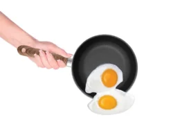 Nuovva Kupfer Bratpfanne - Keramische Antihaftbeschichtung - Holzgriff Bratpfanne - Ø 24 Cm Induktion - PTFE-frei -Küchenbedarf Geschäft 76b3955e449c6a832905c3fdc924f11c