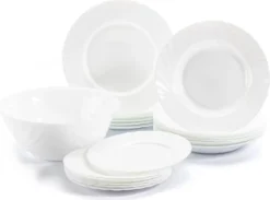 Luminarc 19tlg. Tellerset + Schale Trianon -Küchenbedarf Geschäft 774a98b367abf839bc13beda88805045