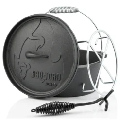 BBQ-Toro 6-teiliges Dutch Oven Starter Set Mit Dutch Oven Master -Küchenbedarf Geschäft 77af65d001991fd995885329d80678bd