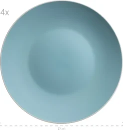 Mäser 931770 Kombiservice Elissa Für 6 Personen, Steinzeug, Türkis (1 Set, 24-teilig) -Küchenbedarf Geschäft 78c968b120cb9f71540e8bd204cf0dcd