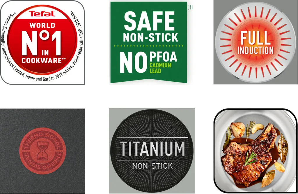 TEFAL E3090604 PRIMÄRE Edelstahlpfanne Mit Antihaftbeschichtung 28 Cm Induktionskompatibel 12 TEFAL E3090604 PRIMÄRE Edelstahlpfanne Mit Antihaftbeschichtung 28 Cm Induktionskompatibel – Bild 10