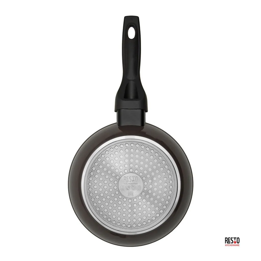 RESTO PAVO 93030 Tiefe Bratpfanne Wokpfanne Aus Hochwertigem Geschmiedetem Aluminium Mit Antihaftbeschichtung Für Alle Herdplatten Auch Induktion | (Ø20 H=6,4 Cm/ Ø Boden 13,3cm) 7 RESTO PAVO 93030 Tiefe Bratpfanne Wokpfanne Aus Hochwertigem Geschmiedetem Aluminium Mit Antihaftbeschichtung Für Alle Herdplatten Auch Induktion | (Ø20 H=6,4 Cm/ Ø Boden 13,3cm) – Bild 5