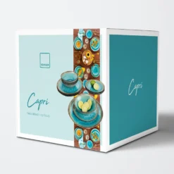 Sänger SÄNGER Steingut Geschirrset Capri, Tafelservice 12 Teilig Für 4 Personen -Küchenbedarf Geschäft 7d5c05d6970dbf881652e5effbacfc44