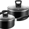 Tefal Signature 3er Set Kochtopf Soßentöpfe Mit Glasdeckel Ø 16/18 Cm & Milchtopf Ø 14 Cm Suppentopf Stieltopf Geeignet Für Alle Kochfelder Außer Induktion -Küchenbedarf Geschäft 7da5883fd32ad2819ef4f494dc0e20af