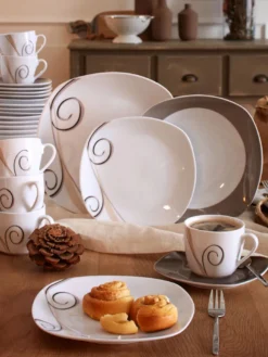 Van Well 18tlg. Kaffeeservice Porzellan Weiß 18 Tlg. -Küchenbedarf Geschäft 7dc7b294c4b2e75d5d1f998b61d0da4b