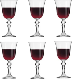 KROSNO Krista Kleine Rotweingläser, 6er-Set, 220 Ml -Küchenbedarf Geschäft 7de053334aafabeed6dc0220731ce932