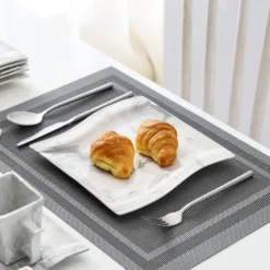 MALACASA, Serie Flora, 36 Tlg. Marmor Porzellan Kaffeeservice Geschirrset Mit 12 Kuchenteller, 12 Tasse 220ml, 12 Untertasse Für 12 Personen -Küchenbedarf Geschäft 7f177fa550d4b88fb5ee17d1bb9a9ad7