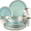 Mäser 931975 Kombiservice Frozen Für 4 Personen, Steinzeug, Grün (1 Set, 16-teilig) -Küchenbedarf Geschäft 7f83118864a9219038a4825dc87d40dc