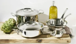 De Buyer Affinity Bratentopf Edelstahl Mit Deckel 28 Cm -Küchenbedarf Geschäft 8015c7ecd1e7d5042f19e54f61bbba79