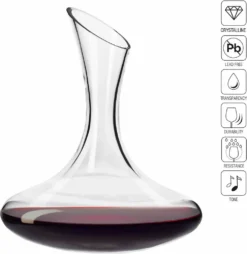 KROSNO Wein-Dekanter Wein-Karaffe | 1500 ML | Set Von 1 | Vinoteca Kollektion | Rotwein Dekantierer Dekantierkaraffe | Perfekt Für Zu Hause, Restaurants Und Partys | Zur Manuellen Reinigung 14 KROSNO Wein-Dekanter Wein-Karaffe | 1500 ML | Set Von 1 | Vinoteca Kollektion | Rotwein Dekantierer Dekantierkaraffe | Perfekt Für Zu Hause, Restaurants Und Partys | Zur Manuellen Reinigung -Küchenbedarf Geschäft 810b1e2dc98d1000a7e89f967f167a68