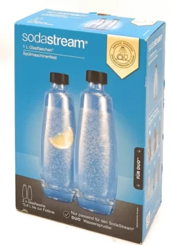 SodaStream Glaskaraffe DUO 2er Pack -Küchenbedarf Geschäft 81234019f5e999560eeb2ca8a76e9db2