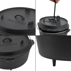 Dutch Oven Set Enkhuizen 4,2 Liter Mit Deckel Und Füße Gusseisen -Küchenbedarf Geschäft 8192eb1d3275e588d7368204b4bb5da1