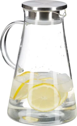 Relaxdays Glaskaraffe Mit Deckel 1,8 Liter -Küchenbedarf Geschäft 82743277146dc89c165157e4f0e68587