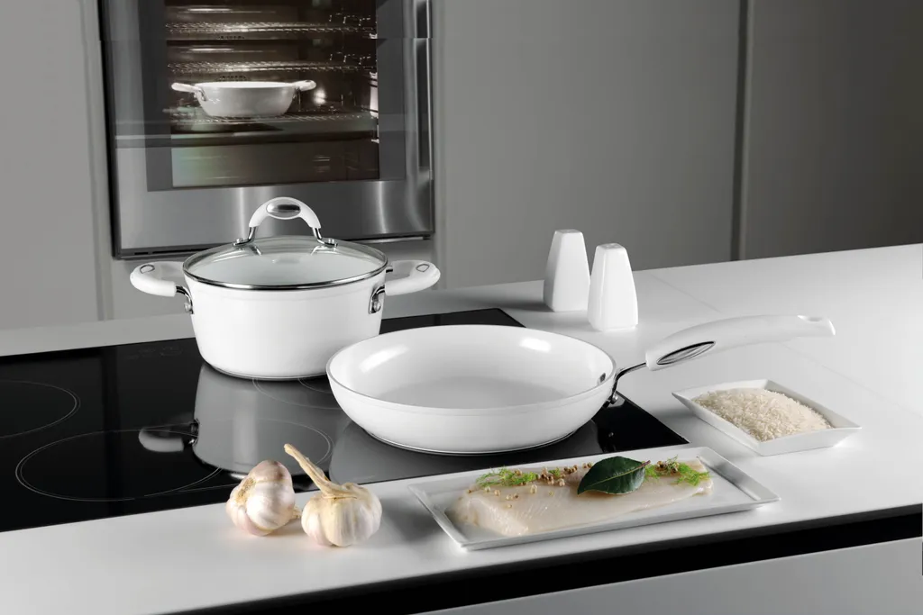 Bialetti/Aeternum CERAMIK OK Weiß Pfanne Ø 24 Cm 5 Bialetti/Aeternum CERAMIK OK Weiß Pfanne Ø 24 Cm – Bild 3