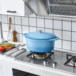 Vancasso Gusseisen Topf, Bräter Mit Deckel, Bratpfanne 6L Ø 30cm Emaillie Schmortopf, 13cm Niedrige Höhe Kasserolle Für Alle Herdarten Und Induktion 15 Vancasso Gusseisen Topf, Bräter Mit Deckel, Bratpfanne 6L Ø 30cm Emaillie Schmortopf, 13cm Niedrige Höhe Kasserolle Für Alle Herdarten Und Induktion -Küchenbedarf Geschäft 8540672a5948a8ba5987d01f113585f6