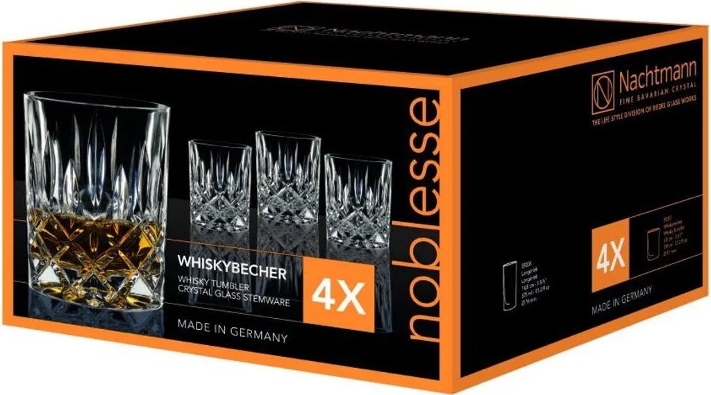 Nachtmann Noblesse Whiskybecher Set 6 Tlg. 101417 (0089207-0 ) 5 Nachtmann Noblesse Whiskybecher Set 6 Tlg. 101417 (0089207-0 ) – Bild 3