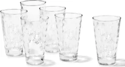 LEONARDO 012684 Optic Longdrinkbecher, Glas, 300 Ml, Ø 8 X 13 Cm, Klar (6 Stück) -Küchenbedarf Geschäft 8738dbabd36ebaefb1dec6f2d4b8e15b